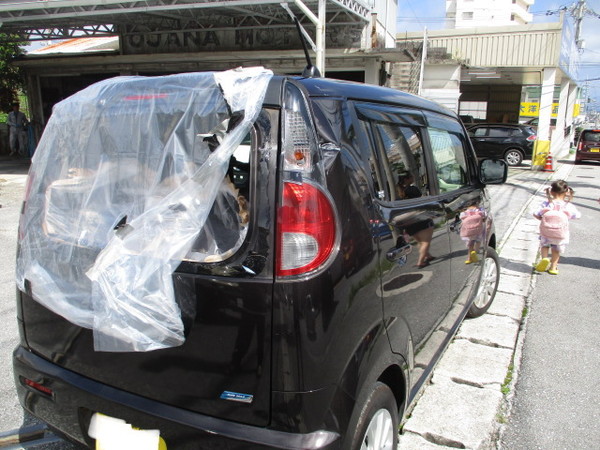 後ろ廻り衝突 事例1 補修前